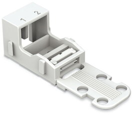 Upevňovací adaptér pro 2vodičové svorky řada 221 4mm2 bílá WAGO 221-502