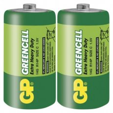 GP zinková baterie GREENCELL C (R14)/1012302000/ B1230