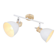 Nástěnné svítidlo WIHO bílá 2xE27, max. 40W 230V GLOBO 54018-2