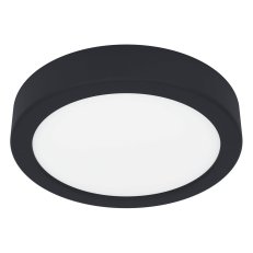 Stropní svítidlo FUEVA 5 LED d160 černá 3000K 11W IP44 EGLO 900637