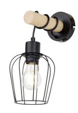 Fabian E27 1x 40W IP20 matná černá RABALUX 5244