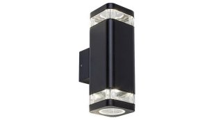Sintra GU10 2X 25W IP44 matná černá RABALUX 7956