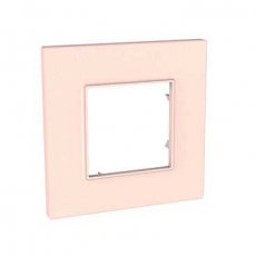 Unica Quadro Krycí rámeček jednonásobný, Salmon SCHNEIDER MGU4.702.37