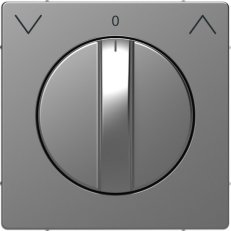 Centrální deska Merten D-Life pro žaluziový spínač/tlačítko Stainless Steel
