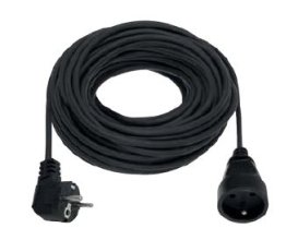 Prodlužovací přívod PS-1050G-2,5 50m 1x zás. s uzemněním, H05RR-F 3x2,5, černá