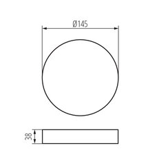 Rámeček TAVO FRAME DO 12W KANLUX 36520