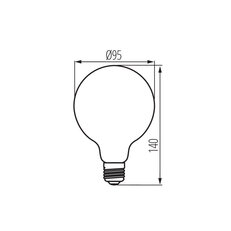 Světelný LED zdroj XLED G95 7W-WW, KANLUX 36241