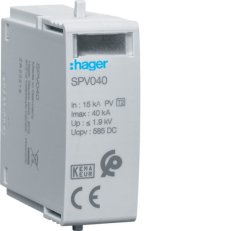 Výměnný modul pro +/- pro SPV340, 15 kA HAGER SPV040