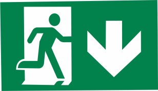 Pictogram EXILON 4,5W - back GREENLUX GXNO079