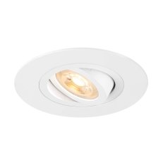 NEW TRIA 75 XL stropní vestavné svítidlo kulaté max. 10W GU10 bílá SLV 1007624