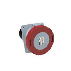 ABB Zásuvka vestavná šikmá 5p. 63 A IP67 6 h šedá-červená 463RAU6W