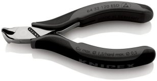 Čelní štípací kleště pro elektroniku ESD 120 mm KNIPEX 64 32 120 ESD