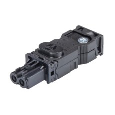 zásuvka na kabel, 2-pól, GST 15i2, samice, černá WIELAND 91.921.3053.1