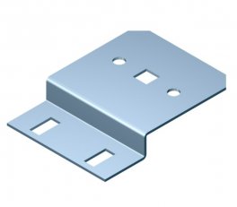PD-QK-DIVV1 Držák podpěrného izolátoru výška 20 mm, pro QA OEZ:17437