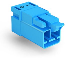 Konektor na desky plošných spojů, úhlové, 2pól., modrá WAGO 890-3112/011-000
