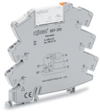 Reléový modul, vstupní jmenovité napětí AC/DC 24-230 V, 1 přepínací kontakt