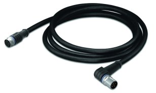 Kabel pro senzor/akční člen, Zásuvka M12A,  přímá, Zástrčka M12A,  úhlová 5pól.