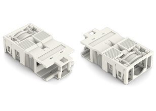 Pouzdra s odlehčením tahu 3pól. se zajišťovací sponou bílá WAGO 770-513/035-000