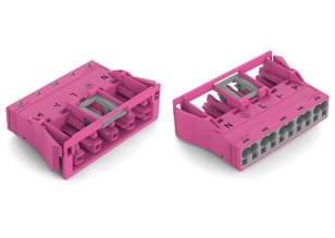 Zásuvka Snap-In 5pól. Kód. B Růžová WAGO 770-785/080-000