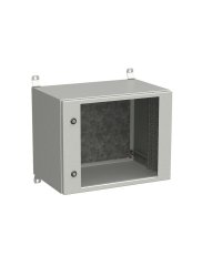 Rozvadeč nástěnný venkovní LC-20 9U 600x400 dveře sklo 2x1bod.zámek