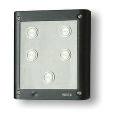 5ti tlačítkový modul antivandal, nerez VIDEX ART. VR4KBM-5