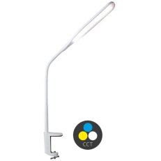 LED stmívatelná stolní lampa 10W,500lm,CCT,bílá ECOLITE LU13C-BI