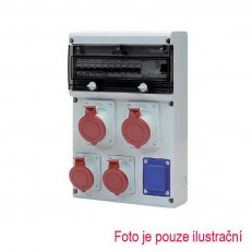 Zásuvková rozvodnice nejištěná 632 2x32A, 3x230V SCAME 632.33222