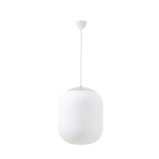 Závěsné LED svítidlo se skleněným stínidlem OSMONT TANIA P1 27W IP40 3K bílá
