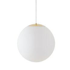 Závěsné LED svítidlo se skleněným stínidlem OSMONT ADRIA S4 HP 59W IP40 4K mosaz