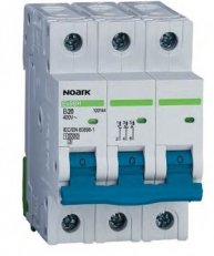 Instalační jistič NOARK 100418 EX9BH 10 kA, char. C, 50 A, 3pól