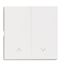 Kryt spínačů a ovladačů dvojitý, symbol šipky, bílý SCHRACK EV102312--