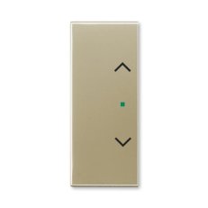 "ABB Time 6220E-A02002 33 Kryt 2násobný levý/pravý symbol žaluzie"" šampaňská"