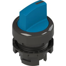 Přepínač krátká páka, d22mm, 3, modrý, plast, černá, IP67 PIZZATO E21SE13ACE61AB
