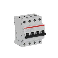 S204-K63 4 fázový jistič 63 A char. K 6kA ABB 2CDS254001R0607