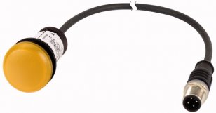 Eaton C22-L-Y-24-P5 Kompaktní zapuštěná signálka, 24V AC/DC, žlutá