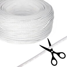 2-žilový kulatý PVC kabel AWG 20/0,52 mm