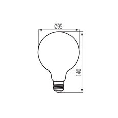 Světelný LED zdroj XLED G95C 7,8W-NW, KANLUX 39086
