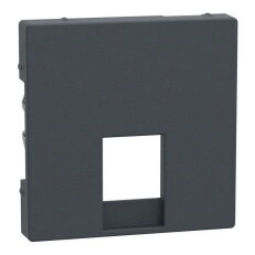 Centrální deska telefonní zásuvky RJ12 Systém-M antracit SCHNEIDER MTN4211-0414