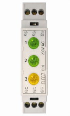 Světelné návěstí VMS-DIN-03 G,G,YF 230AC zelená/zelená/žlutá ELECO 31113585