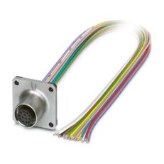 Přístrojový konektor zpředu stěny SACC-SQ-M12FS-12CON-25F/0,5X 1239724