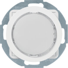 Signalizační LED, RGB, Berker R.1/R.3, bílá, lesk HAGER WLF6652WG