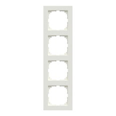 Rámeček Merten M-Pure, čtyřnásobný, polar white, lesklý plast MEG4040-3619