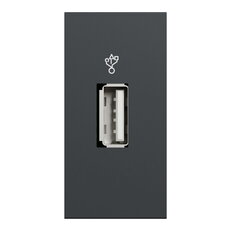 NOVÁ UNICA USB 2.0 datový konektor, 1M, Antracit SCHNEIDER NU342954