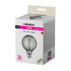 Světelný zdroj Filament LED, E27 G95, 6W, 450lm, 4000K RABALUX 79221