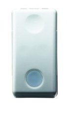 SYSTEM Modul tlačítka 1M 1pól. NO 10A 230V, podsvítitelný, bílá GEWISS GW20515