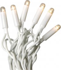 Vánoční řetěz LED do interiéru, 4,9m, 35 žárovek, bílá