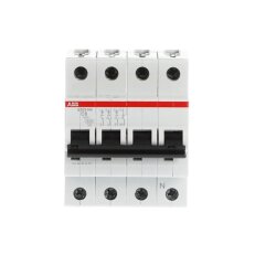 S203-C6NA jistič 3F odpojení N vodiče (3+NA) 6 A char. C 6kA ABB 2CDS253103R0064