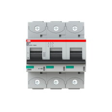 S803N-D40 jistič 3P char. D 40A s klecovou svorkou Icu 36kA ABB 2CCS893001R0401