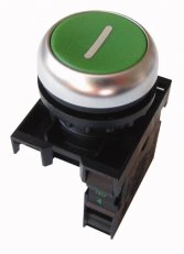 Eaton M22-D-G-X1/K10 Tlačítko zapuštěné zelené, kompletní přístroj, 1Z
