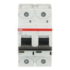 S802S-UCK25 jistič char. K 2p 25A 250V DC Icu 50kA ABB 2CCS862001R1517